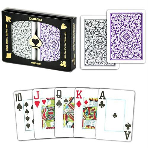 Copag 1546 Poker Purple-Gray Jumbo Index