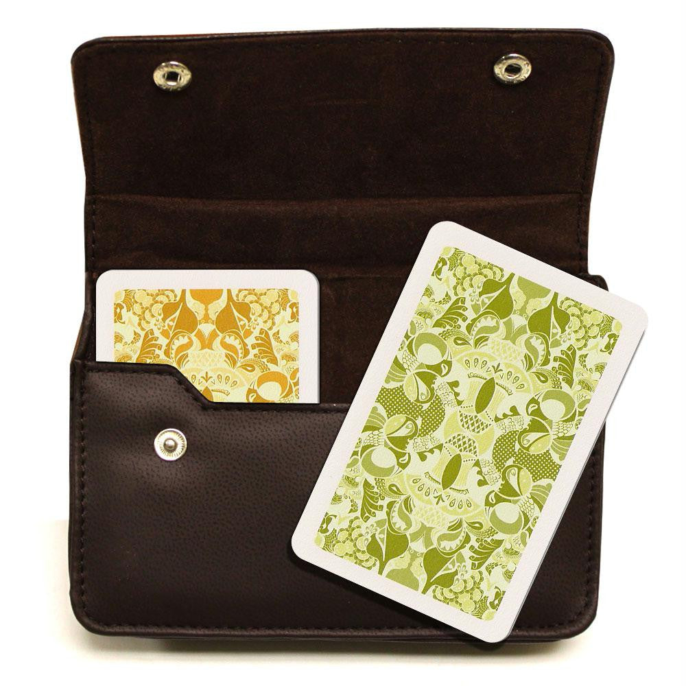 Misto Saraswati Bridge Green-Orange Jumbo Leather Case