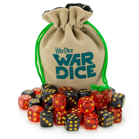 Set of 40 12mm War Dice, Blood & Oil