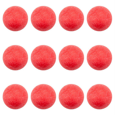 Pack of 12 Red Textured Foosballs