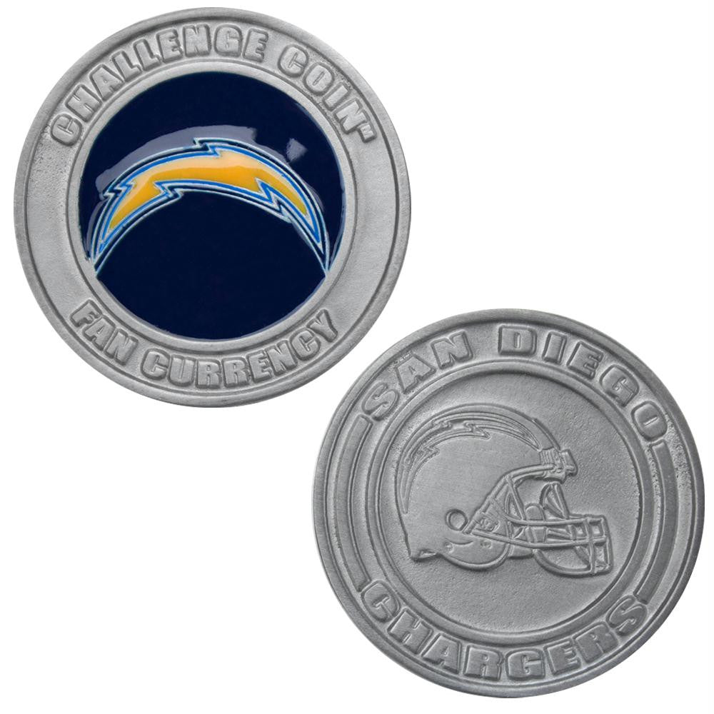 Challenge Coin Card Guard - San Diego Chargers