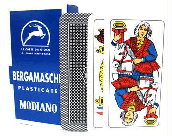 Deck of Bergamasche Italian Regional Playing Cards