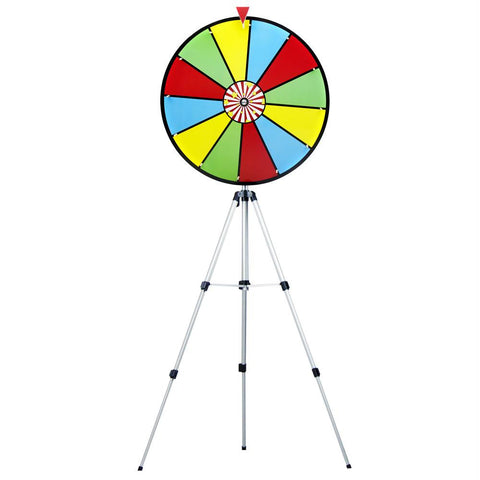 24" Color Dry Erase Prize Wheel w- Floor Stand