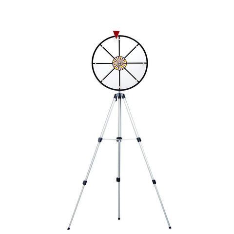 16" White Dry Wheel Prize Wheel w- Floor Stand