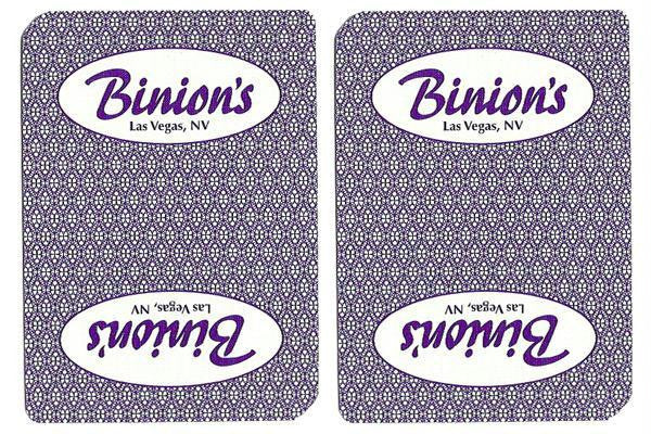 Single Deck Used in Casino Playing Cards - Binion's