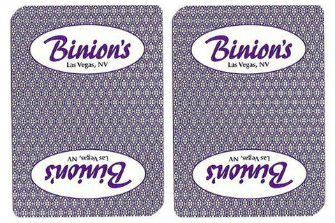 Single Deck Used in Casino Playing Cards - Binion's