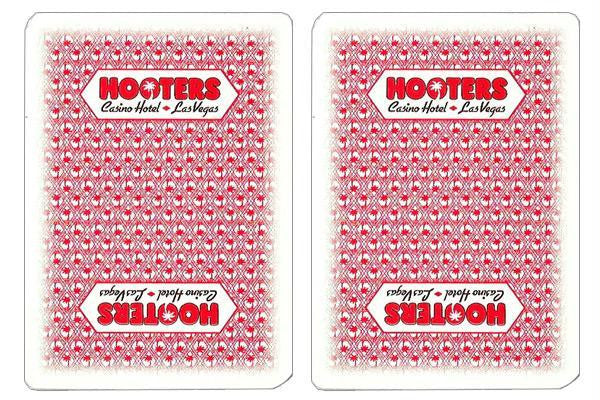 Single Deck Used in Casino Playing Cards - Hooters