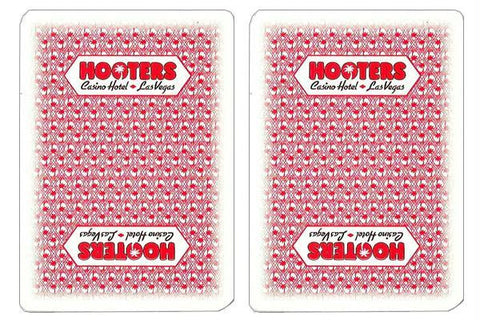 Single Deck Used in Casino Playing Cards - Hooters