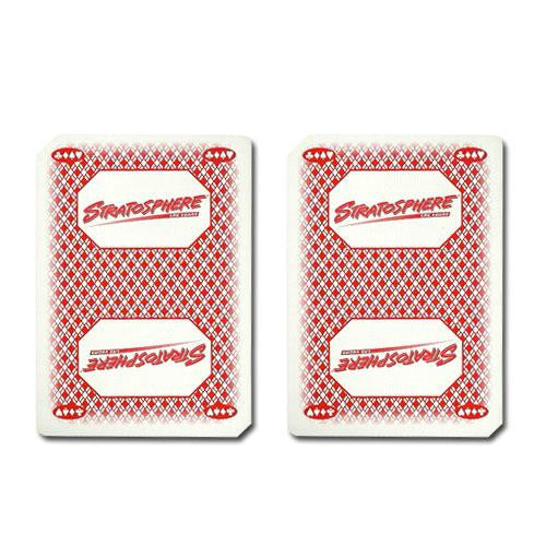 Single Deck Used in Casino Playing Cards - Stratosphere