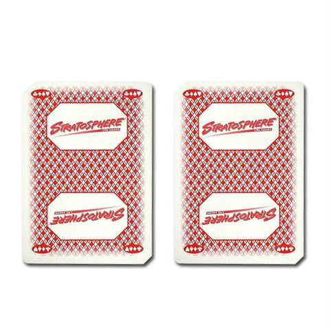 Single Deck Used in Casino Playing Cards - Stratosphere