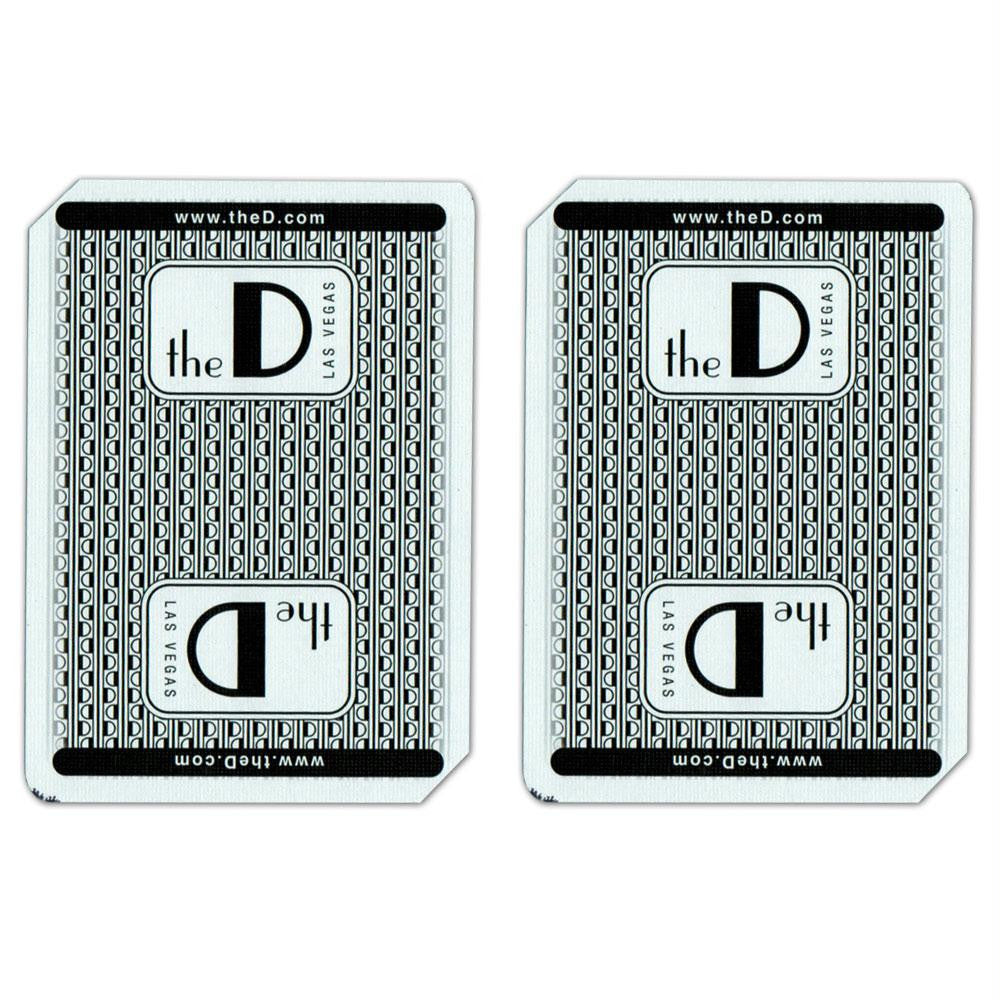 Single Deck Used in Casino Playing Cards - The D Las Vegas