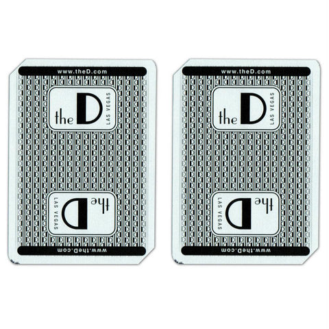 Single Deck Used in Casino Playing Cards - The D Las Vegas