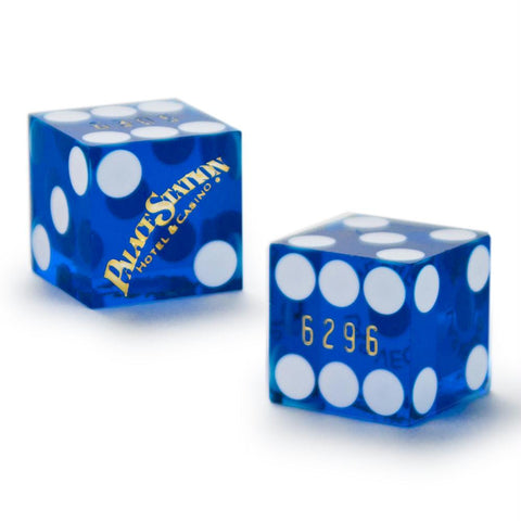 Pair (2) of 19mm  Dice Used at the Palace Station Casino