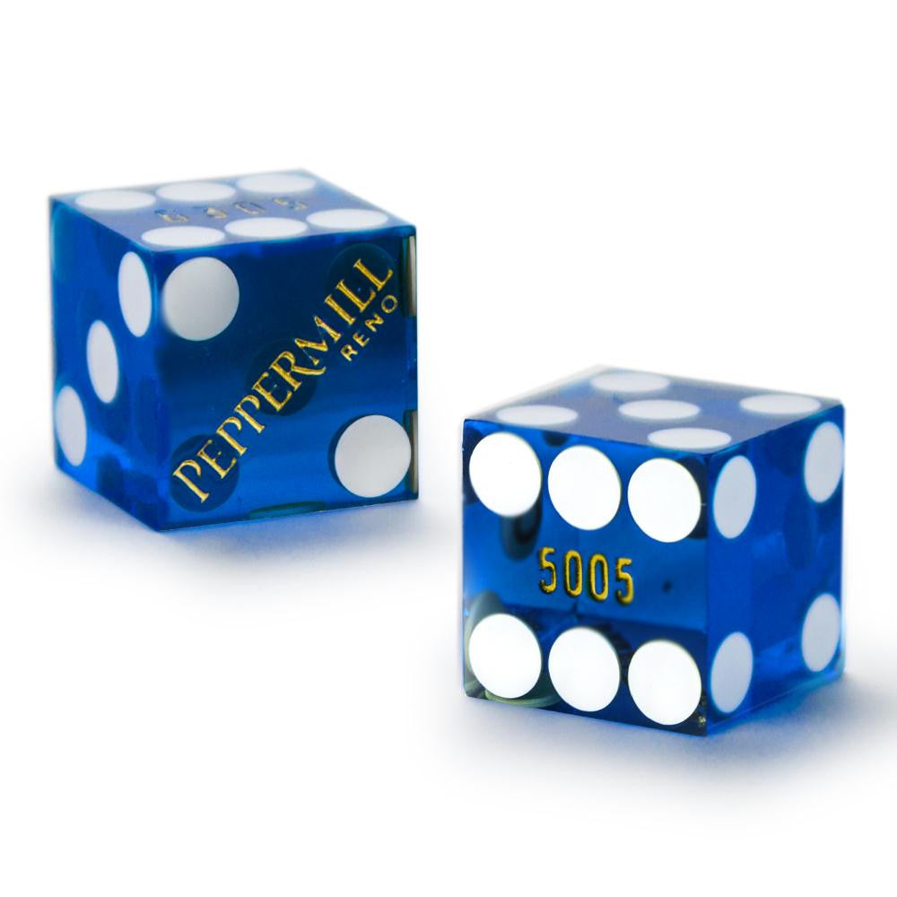 Pair (2) of Peppermill 19 MM Official Casino Dice