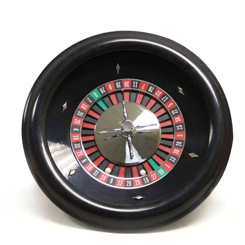 18" Premium Bakelite Roulette Wheel with 2 Roulette Balls