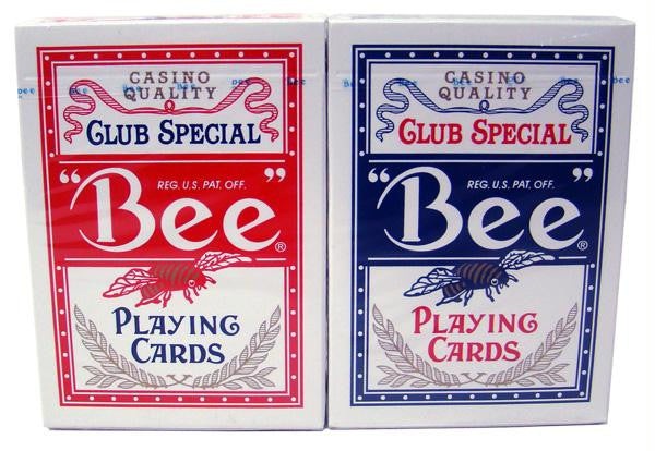 Bee No. 92 Diamond Back Club Special Red-Blue Decks