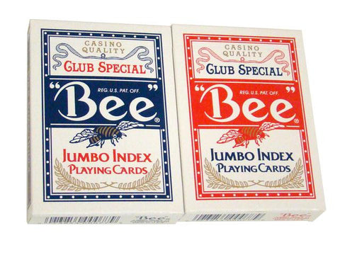 Bee No. 77 Diamond Back Club Special Red-Blue Decks - Jumbo