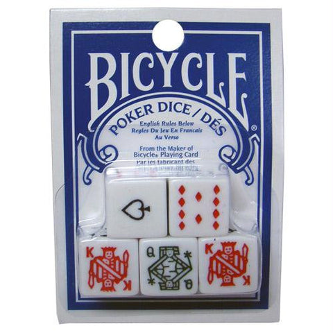 Bicycle Poker Dice Packs - 100 Dice