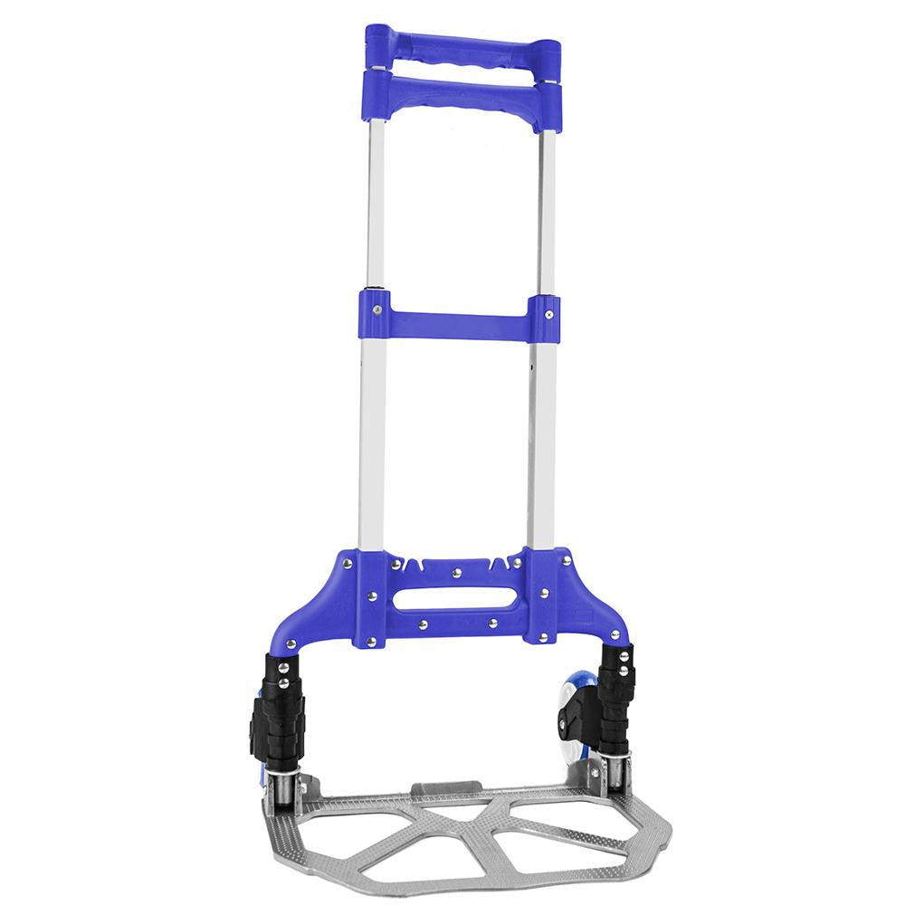 Aluminum Folding Hand Truck, Blue