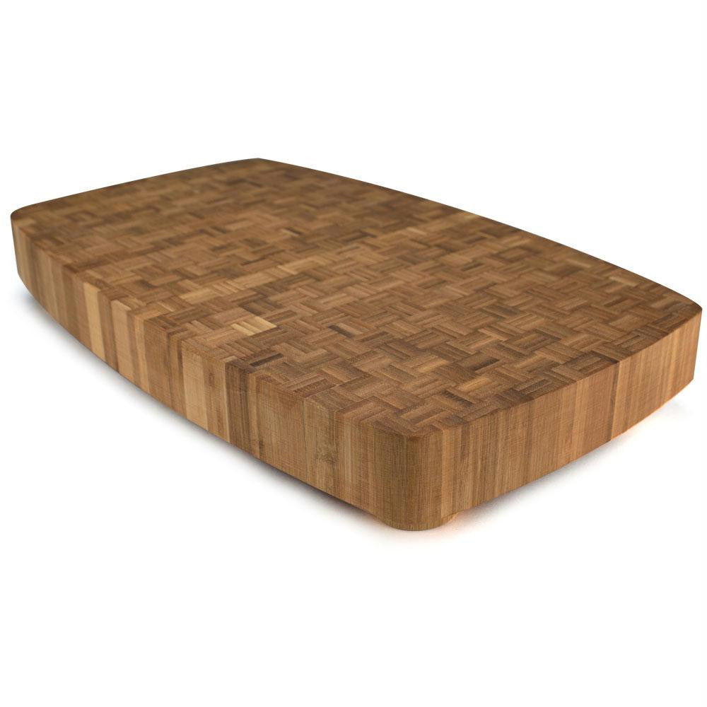 Dark Mocha Natural Bamboo Butcher Block