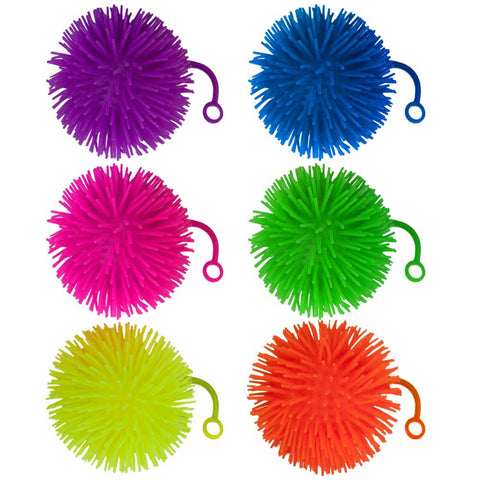 Set of 6 Jumbo 5" Light Up Puffer Ball Yo-Yos