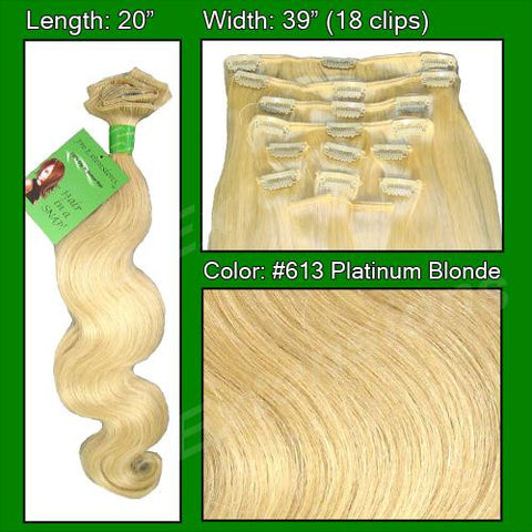 #613 Platinum - 20 inch Body Wave