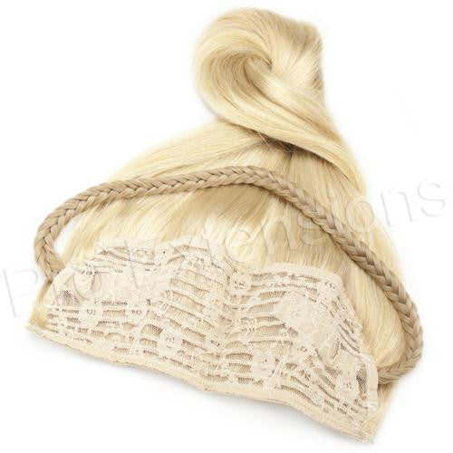 #22 Golden Blonde - 20 inch Braided Tiara