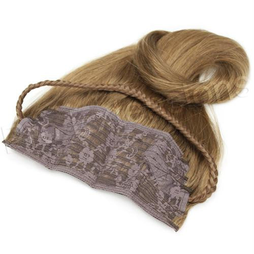 #6 Chestnut Brown - 20 inch Braided Tiara