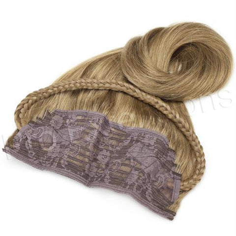 #8 Light Brown - 20 inch Braided Tiara