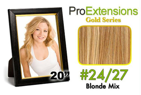 #24-27 Light Blonde w-Dark Blonde Highlights Pro Cute