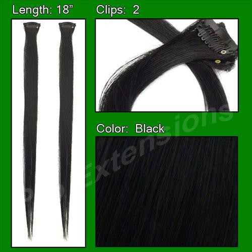 (2 PCS) Black Highlight Streak Pack