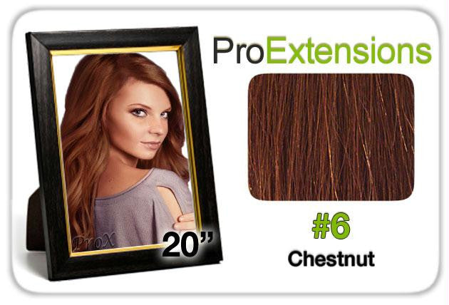 Pro Lace 20", #6 Chestnut Brown