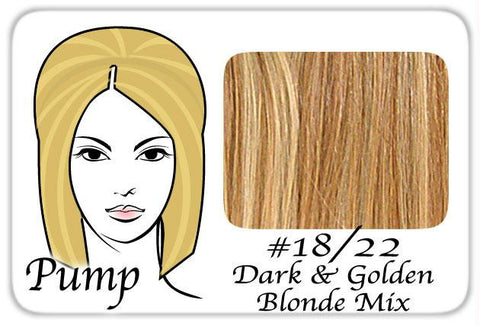 #18-22 Dark Blonde w- Golden Highlights Pro Pump