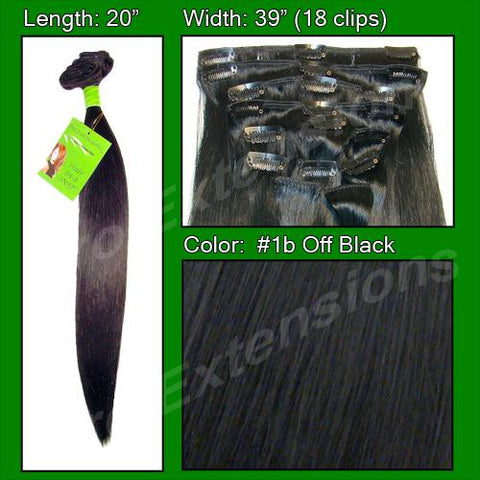 #1B Off Black - 20 inch Remi