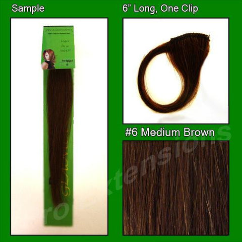 #6 Medium Brown Sample