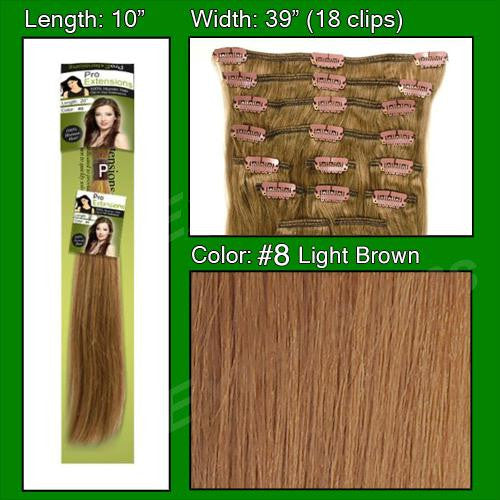 #8 Light Brown - 10 inch