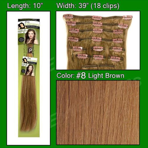 #8 Light Brown - 10 inch