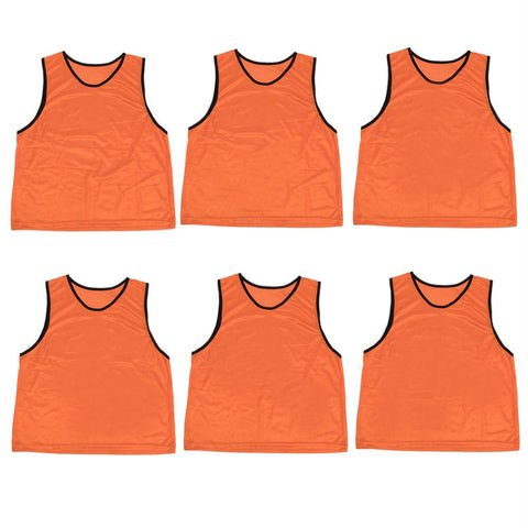 6-pack Adult Scrimmage Pinnies, Orange