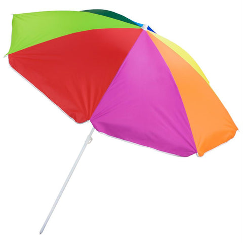 Rainbow Beach Umbrella, 6-foot