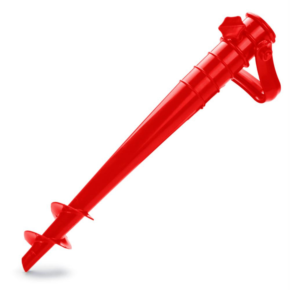 Plastic Beach Umbrella Sand Anchor, Red