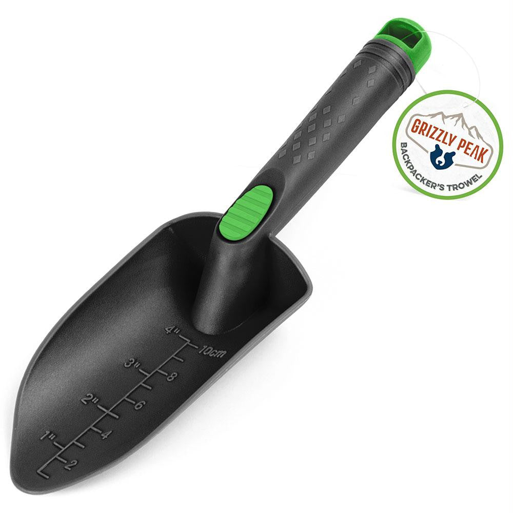 Backpackers Trowel, Black & Green