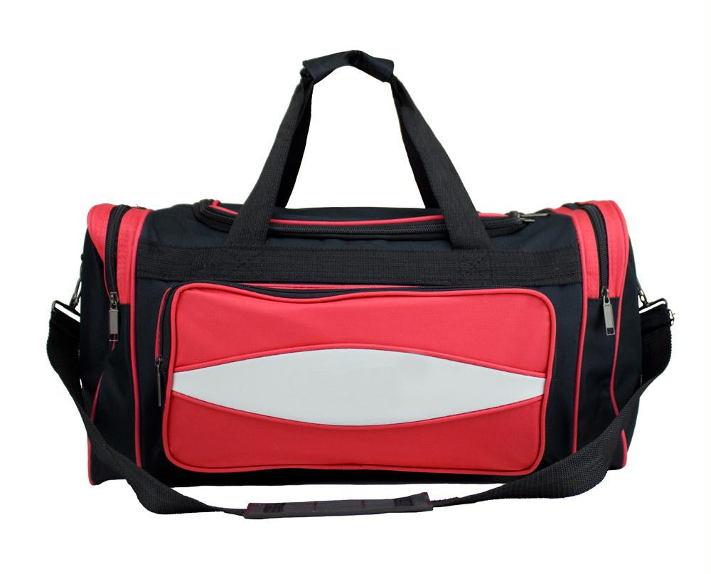 20 Inch Red 600HD Tuff Cloth Canvas Duffel Bag