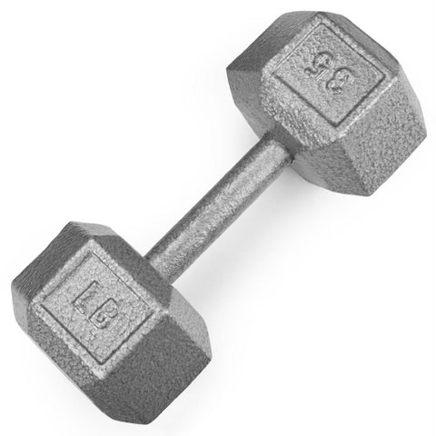 35lb Cast Iron Hex Dumbbell