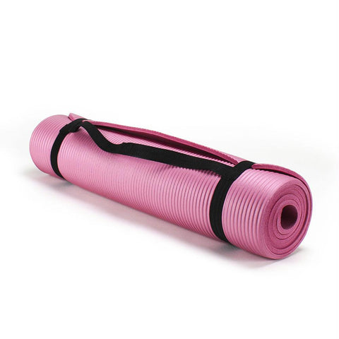 3-8-Inch (8mm) Professional Yoga Mat - Pink