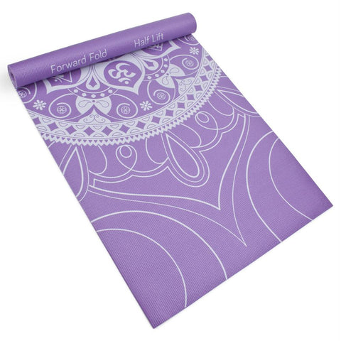 3mm Lilac Premium Printed Yoga Mat