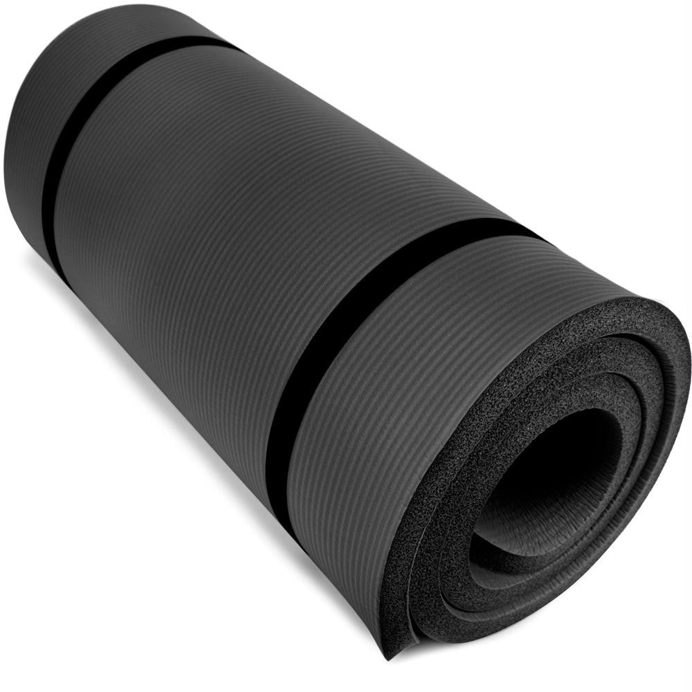 Ultra Thick 1" Yoga Cloud, Black