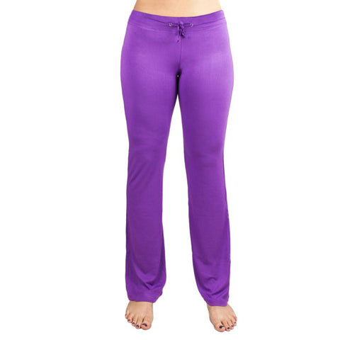 Small Purple Relaxed Fit Yoga Pants