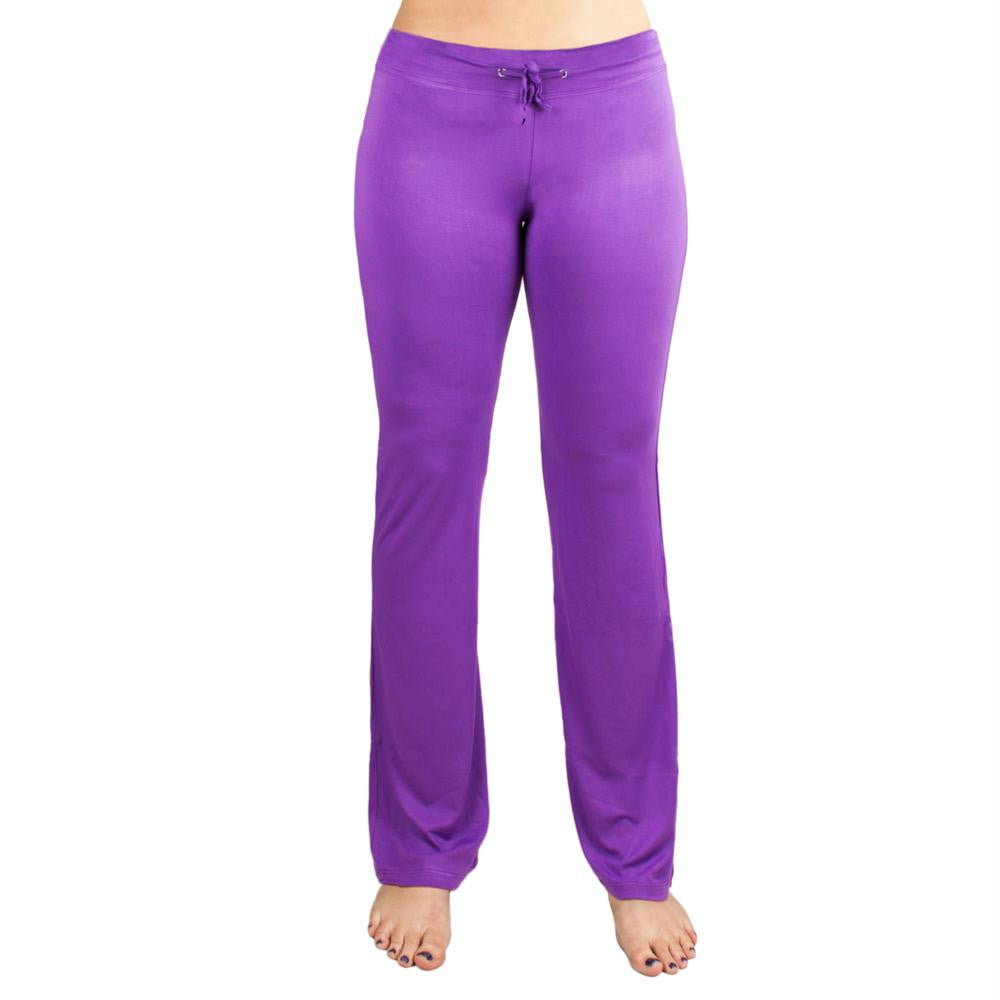 X-Large Purple Relaxed Fit Yoga Pants