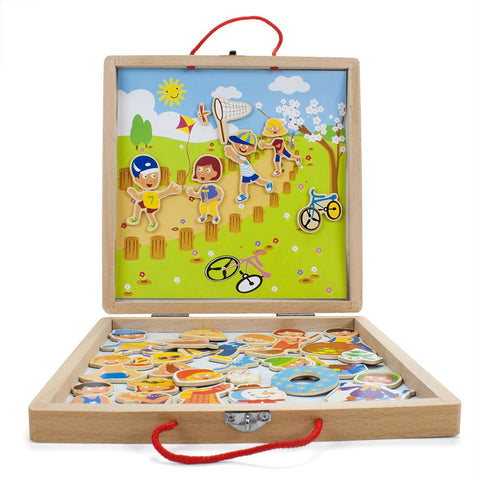 Four Seasons Magnetic Playset