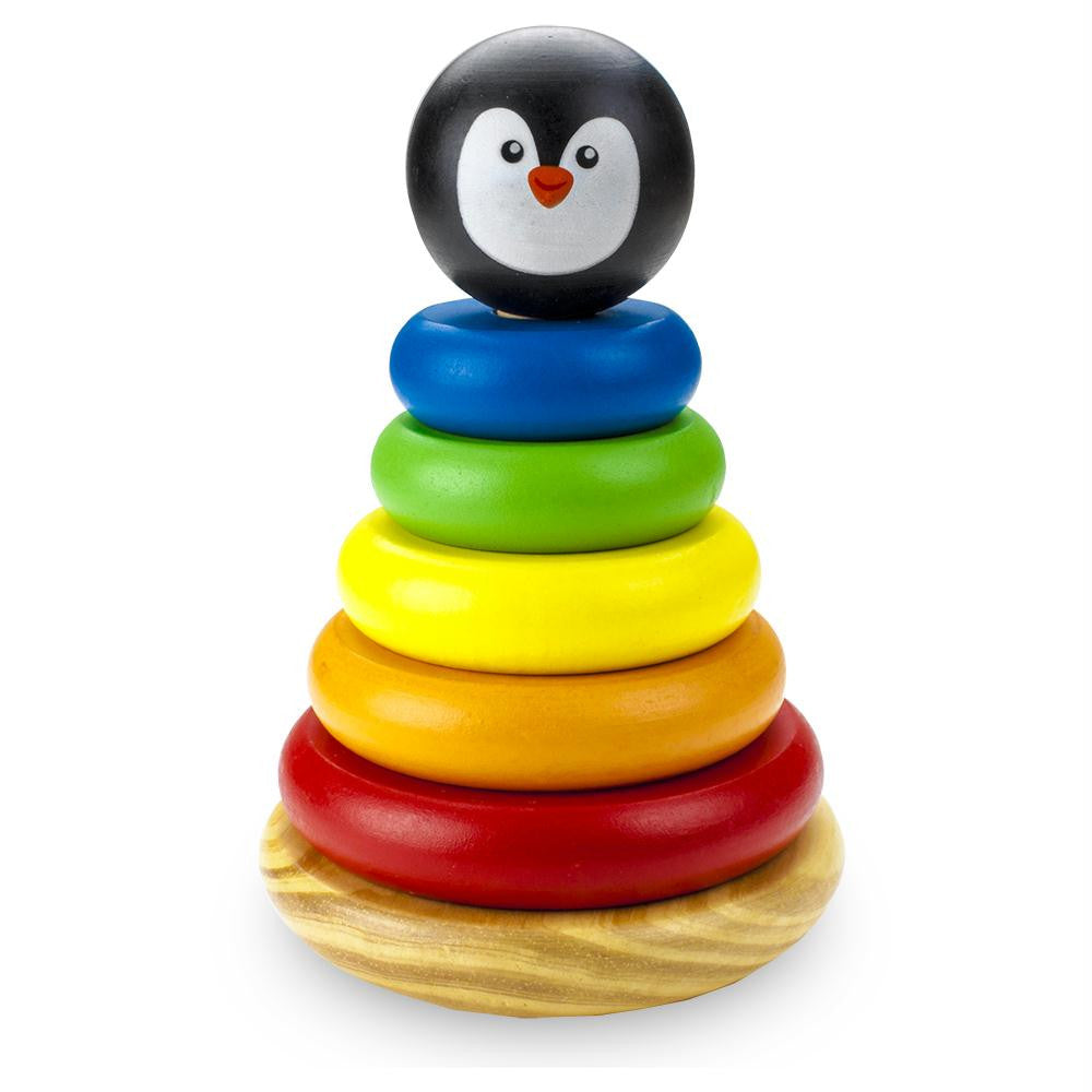 Rainbow Rings Stacking Tower